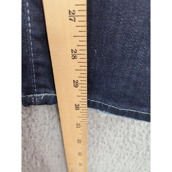 True Religion Brand Jeans Womens 26 Skinny Blue Distressed Pocket - Picture 11 of 14